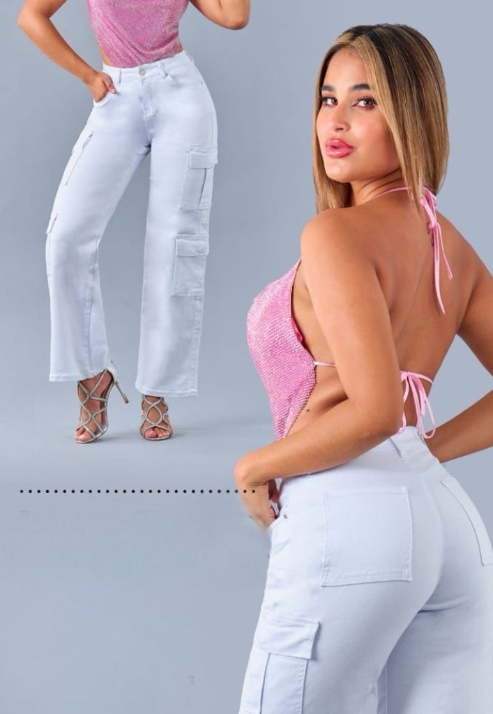 CARGO WIDE LEG WHITE