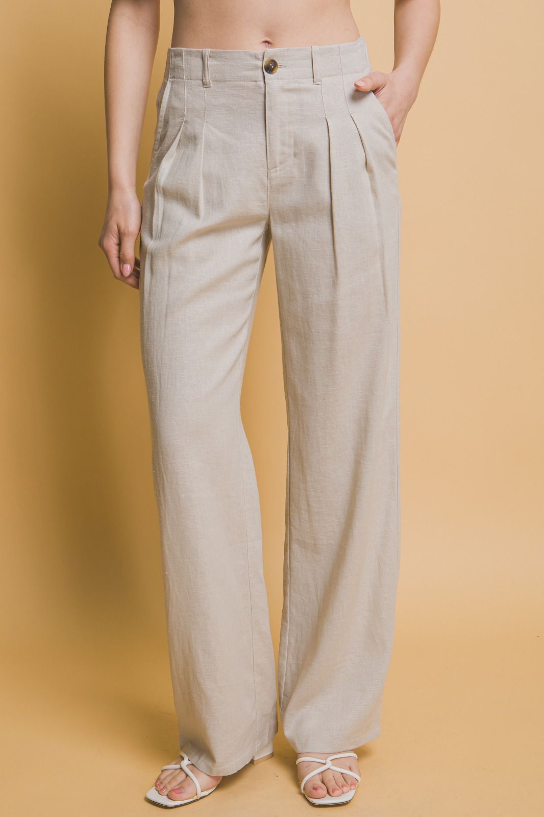 LINEN BUTTOM