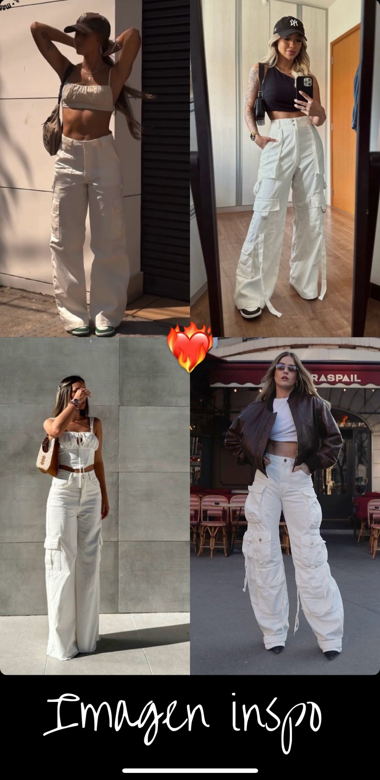 CARGO WHITE JEANS SCANDAL