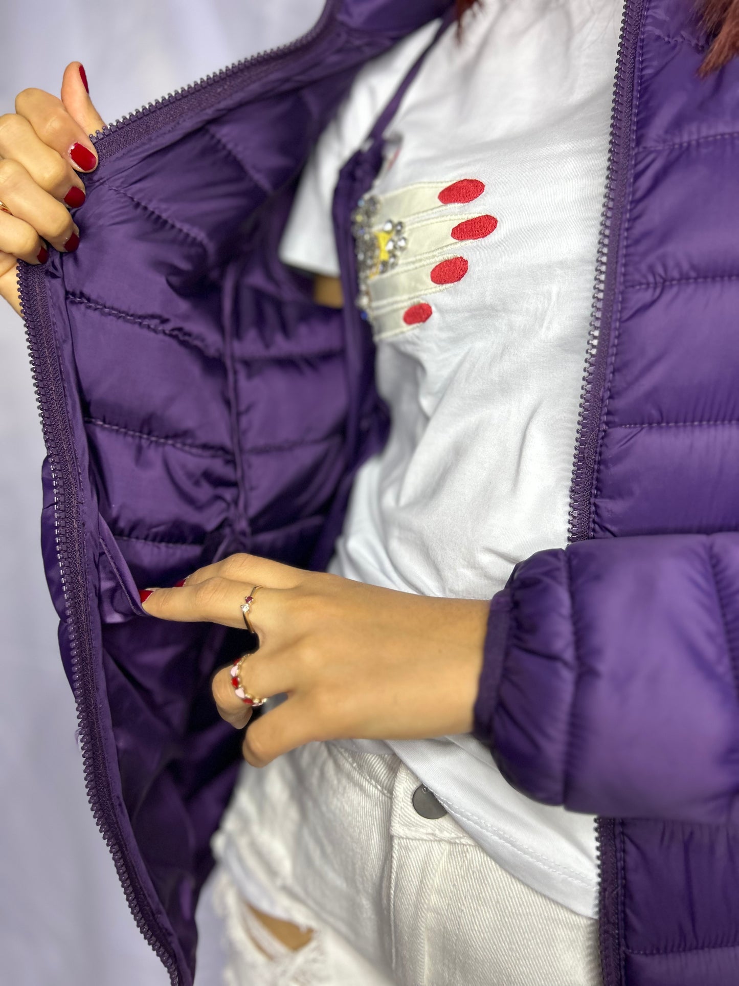 PURPLE BUBBLE JACKET