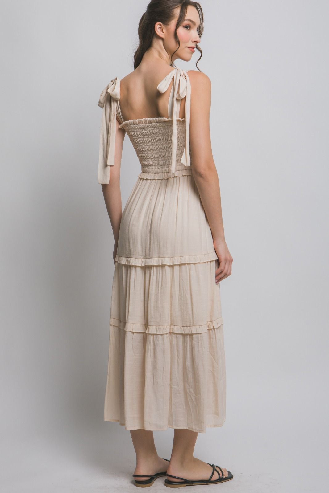 BEIGE SUMMER DRESS