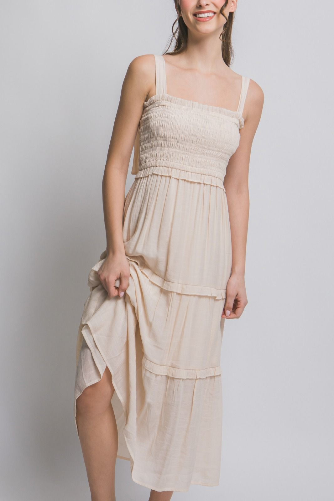BEIGE SUMMER DRESS