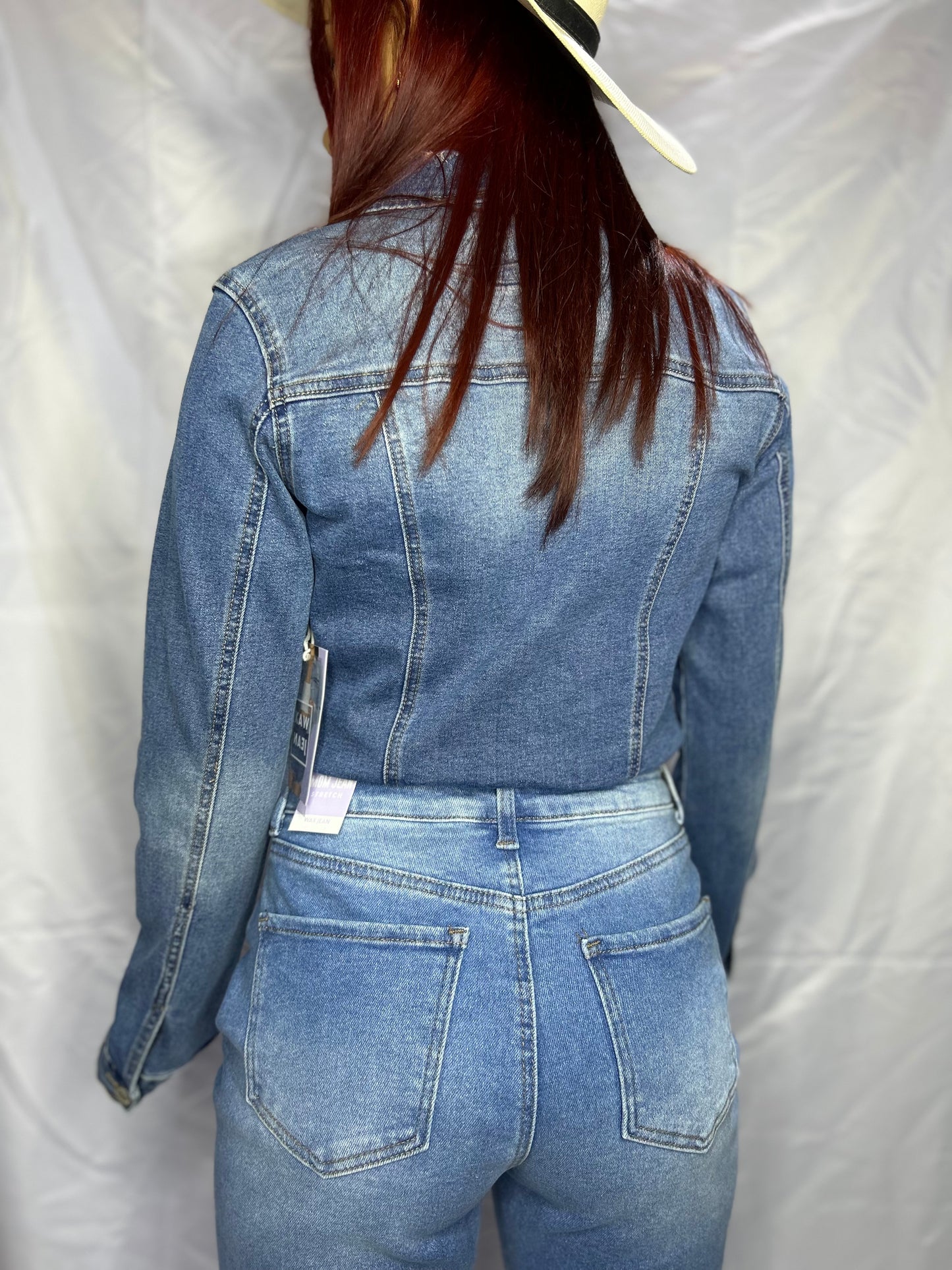 DENIM JACKET WAX JEANS