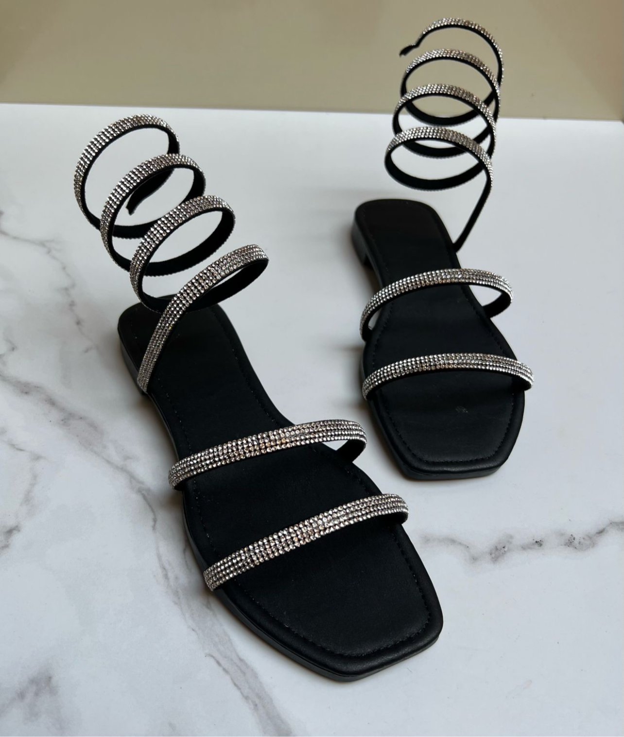 SHINE STRIPES SANDALS