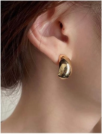 CHUNKY TEARDROP EARRINGS