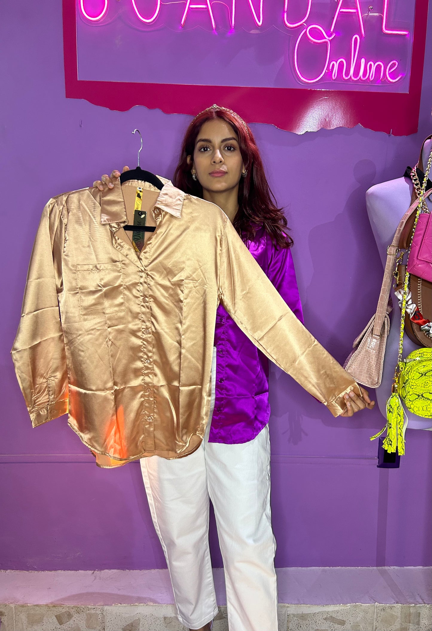 SILKY COLORS BLOUSE