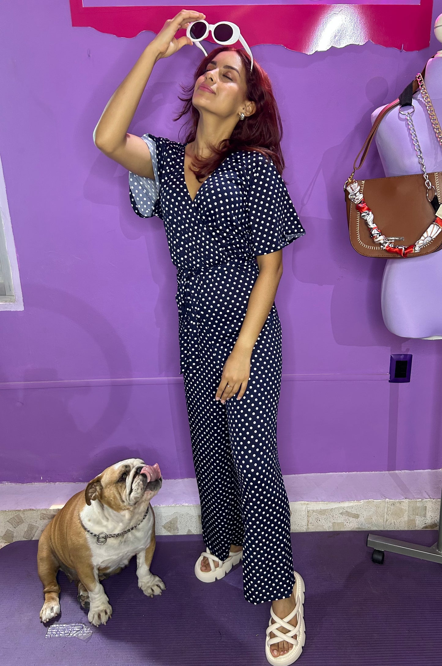JUMPSUIT DOTS
