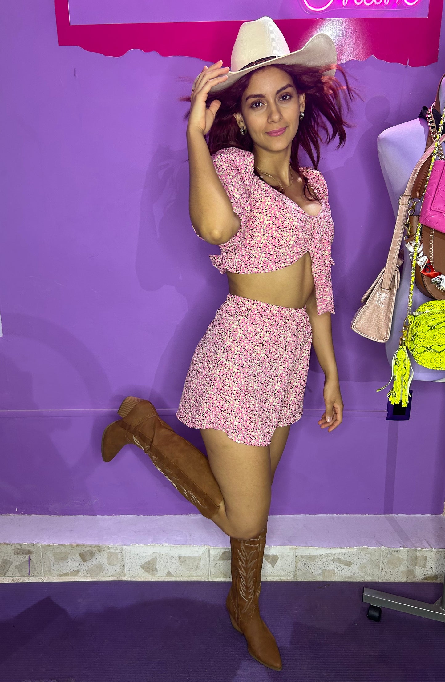 FLOWER PINK SET