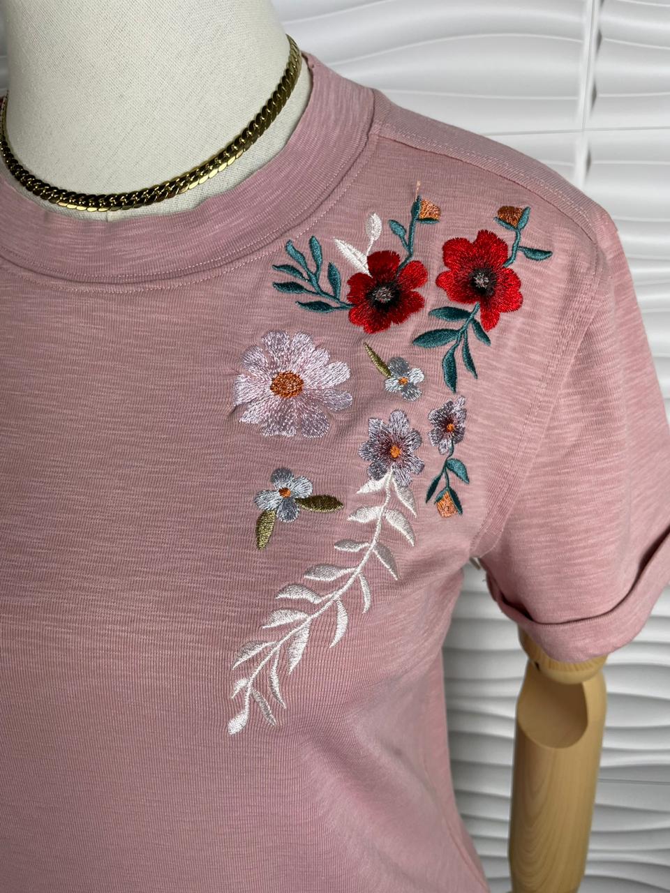 BOUNDLESS BLUSA BORDADA CON MANGA