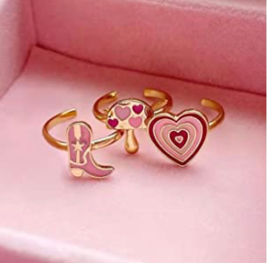 Y2K COLORFUL RINGS