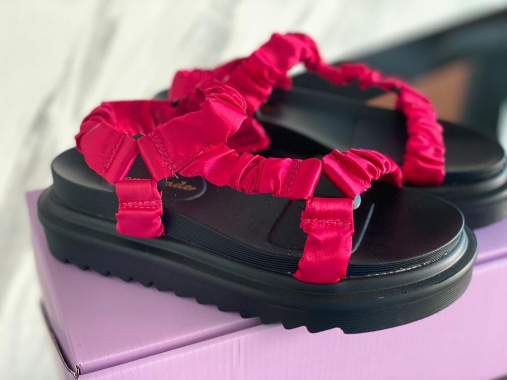 SCRUNCHIE SANDALS IMPORT.