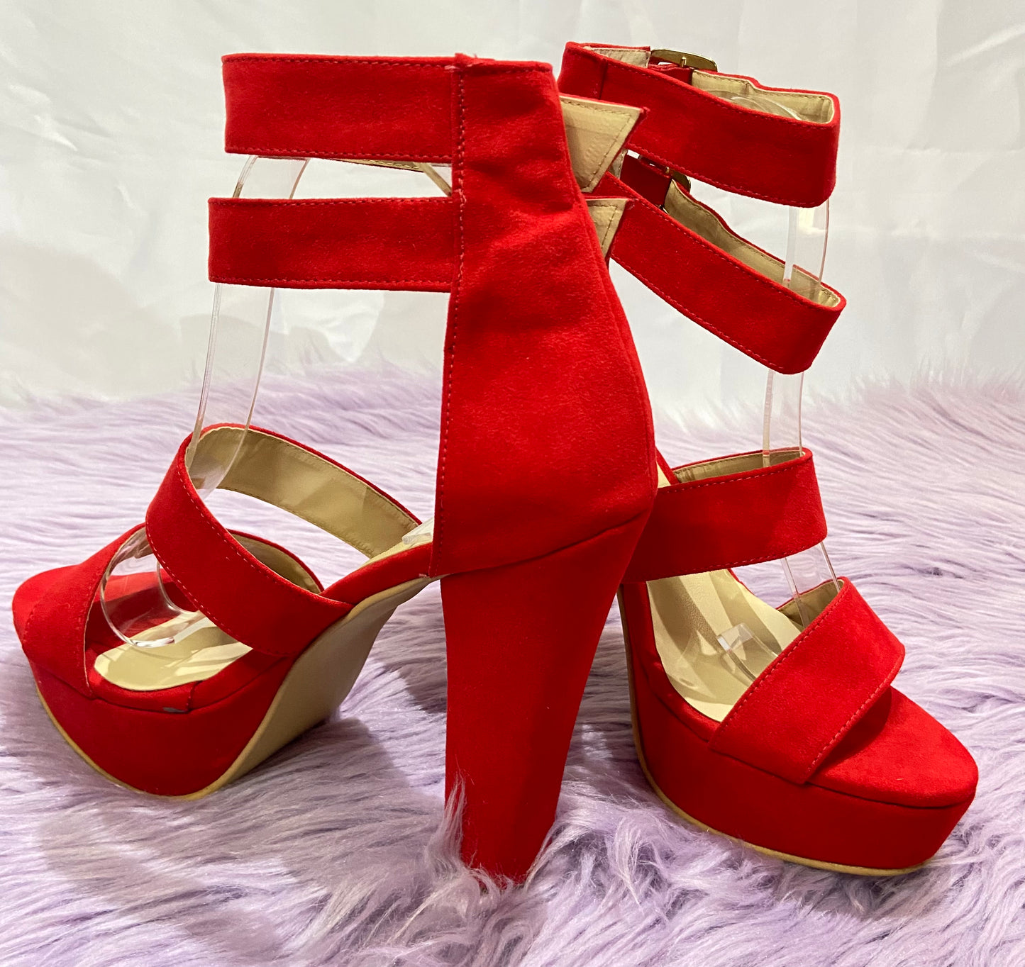 ZAPATILLAS ROJAS DOBLE PULSERA