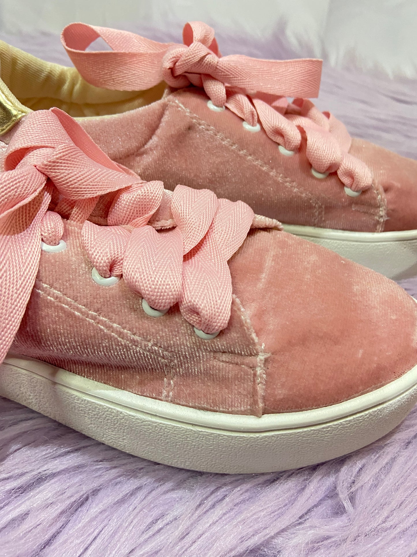 PINK VELVET TENNIS