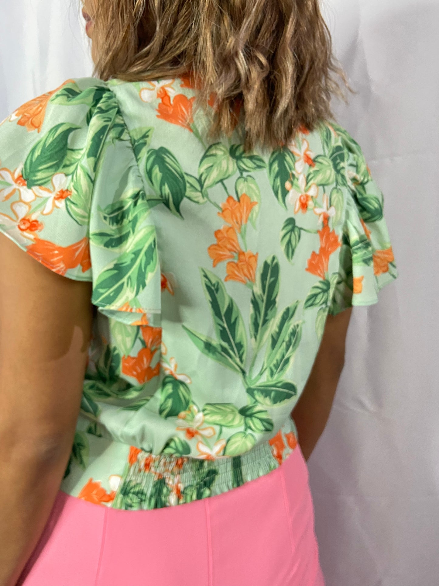GREEN TO GREENS BLOUSE