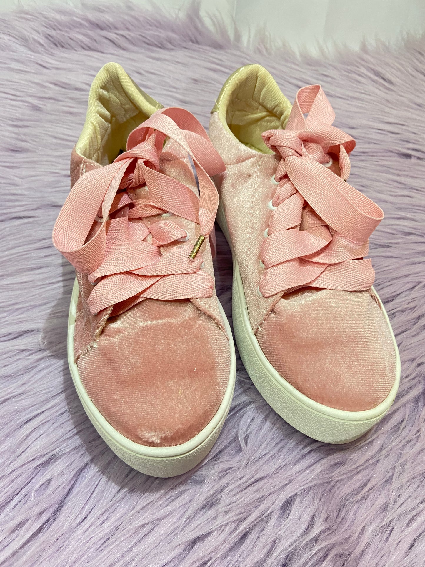 PINK VELVET TENNIS