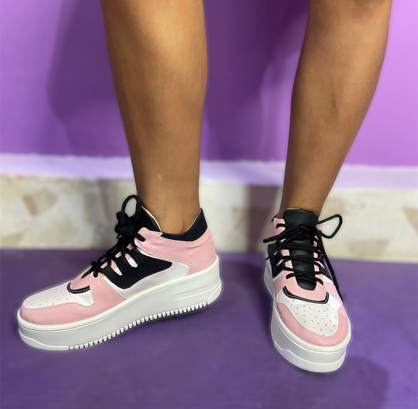 TENNIS DUPE AF1 PINK