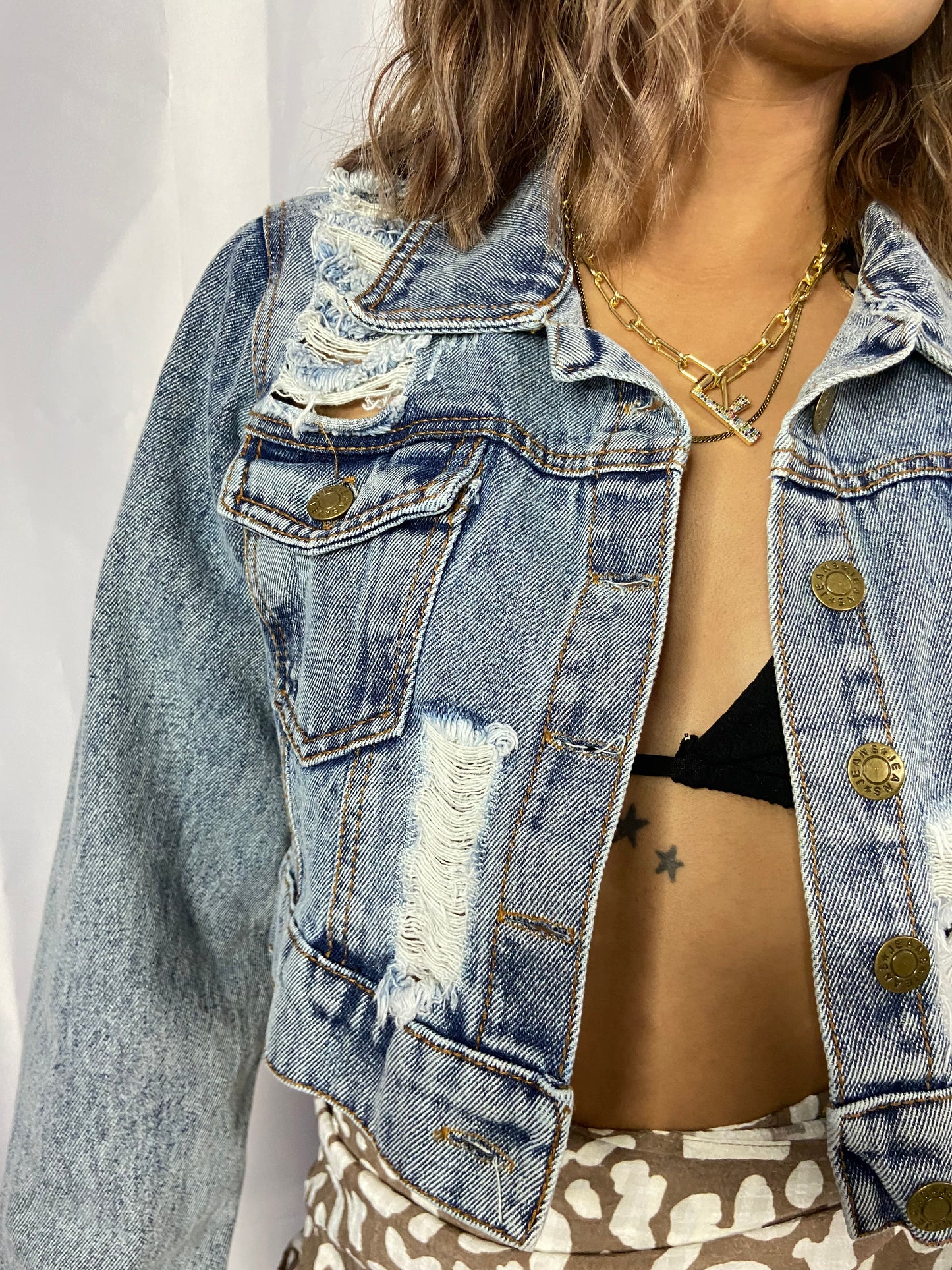 SHORT DENIM JACKET