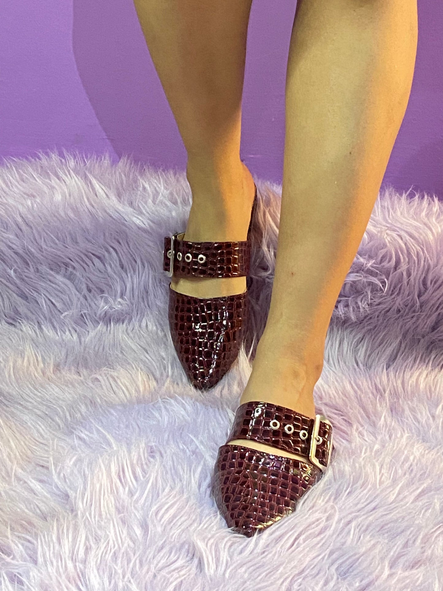 DRILO🐊 WINE RED MULES