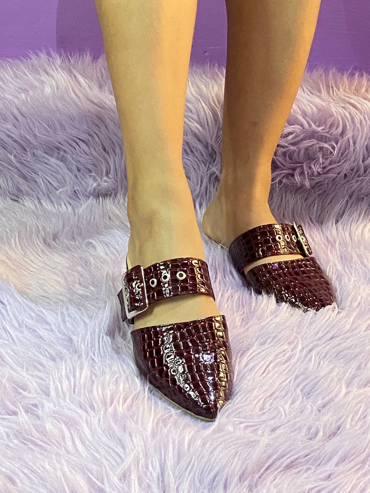 DRILO🐊 WINE RED MULES