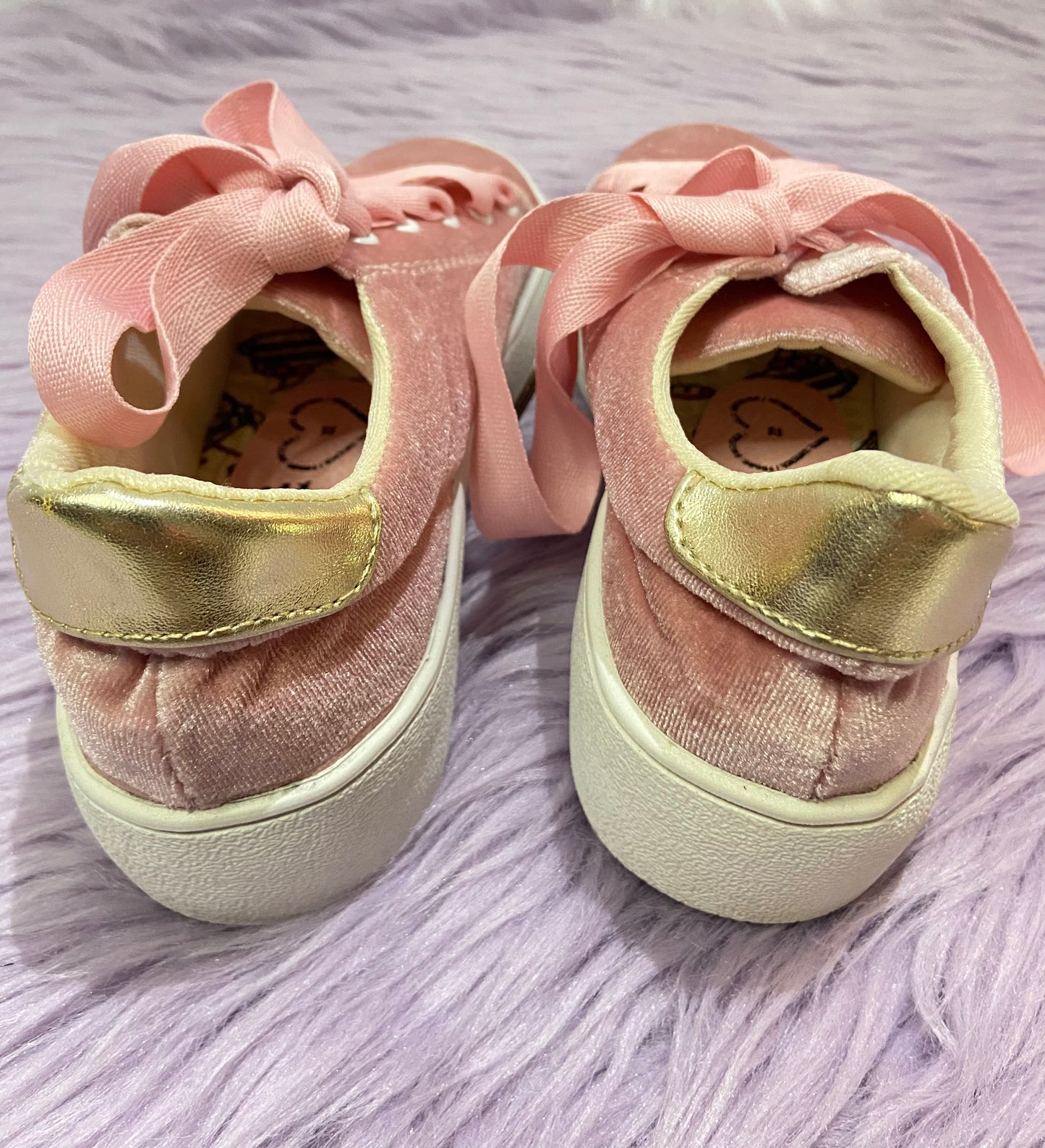 PINK VELVET TENNIS