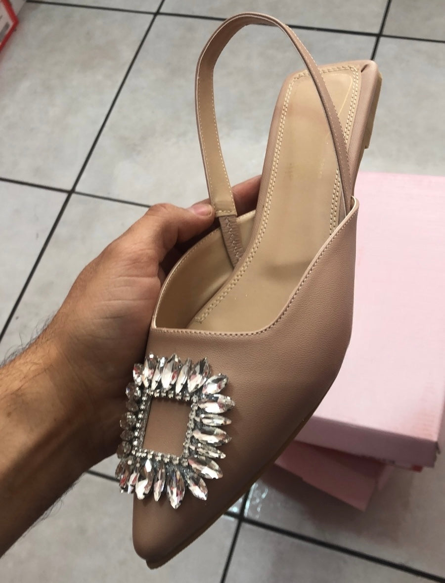 NUDE & SHINE MULES 🪩✨