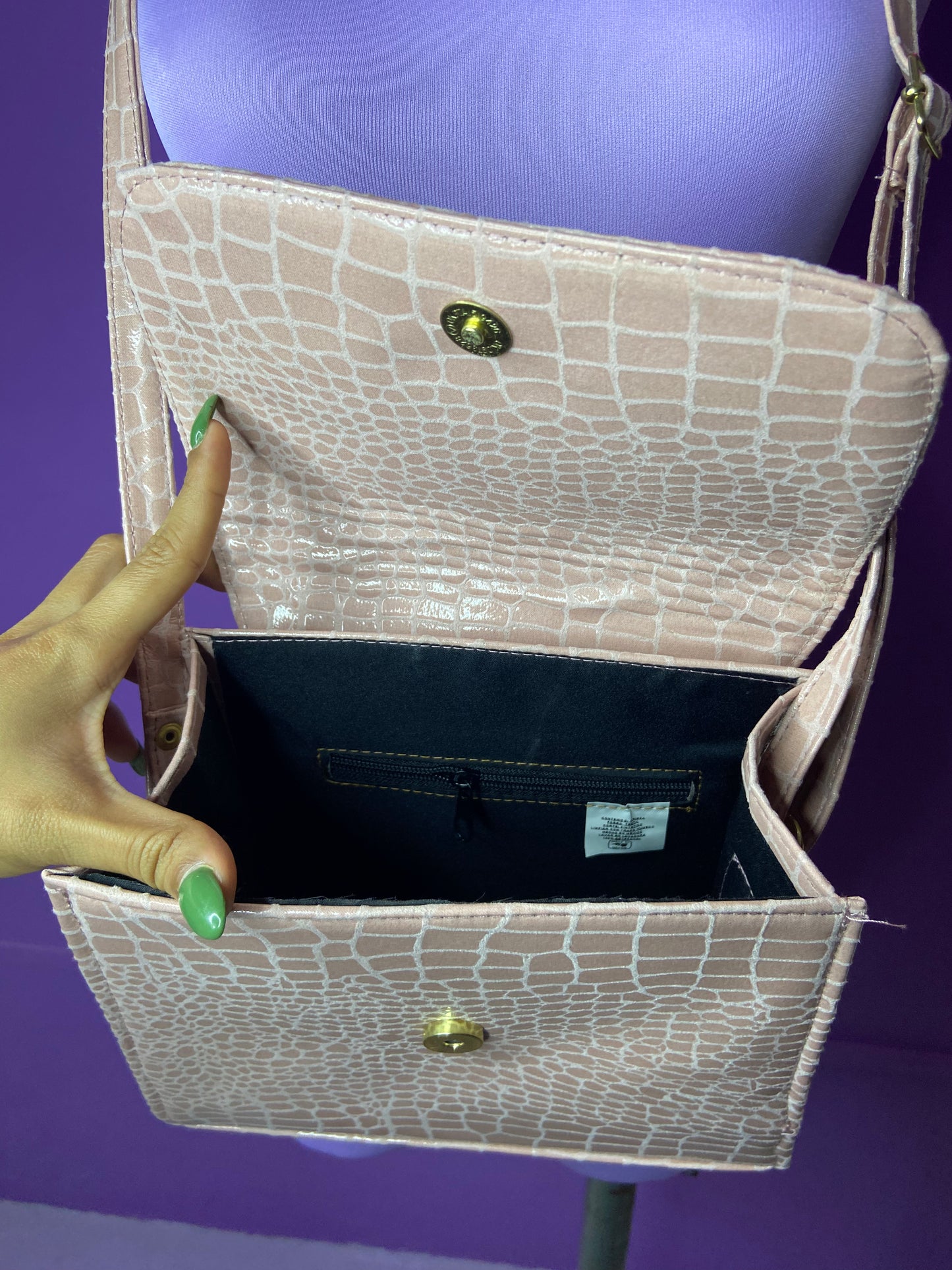 NUDE CROC 🐊 BAG