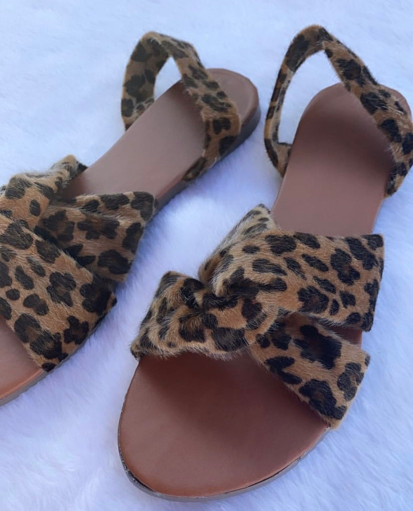 LEOPARD SANDALS