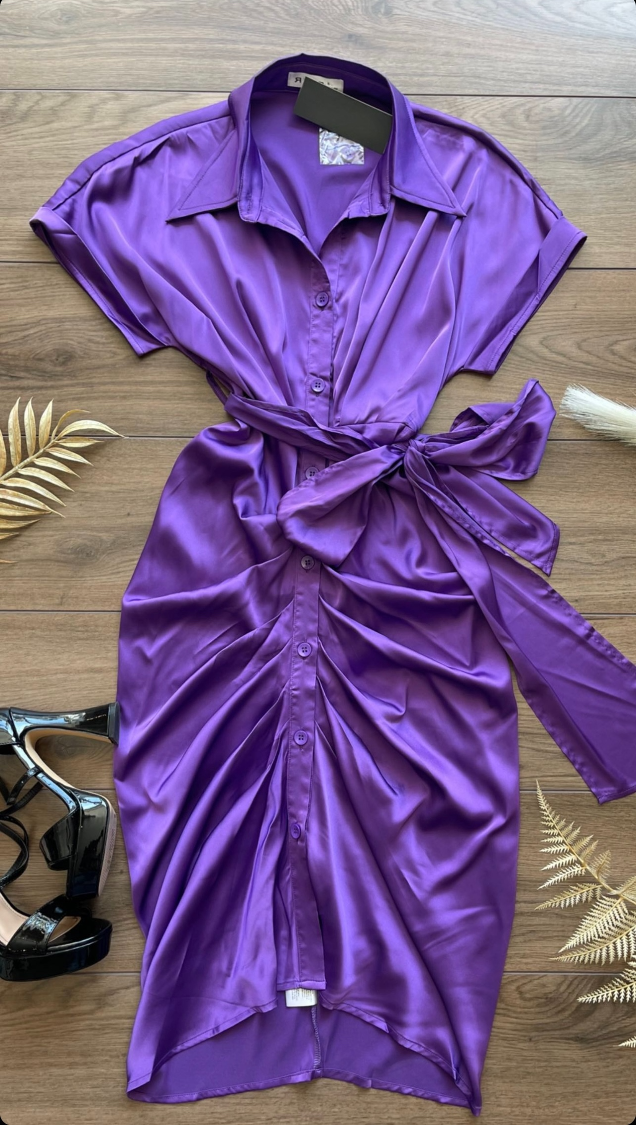 VESTIDO COLOR UVA 🍇