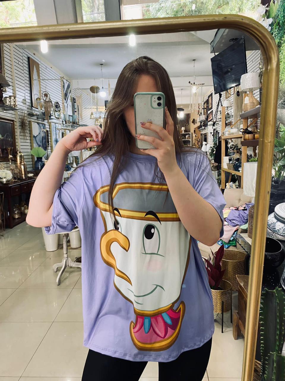 T-SHIRT OVERSIZE PERSONAJES D.
