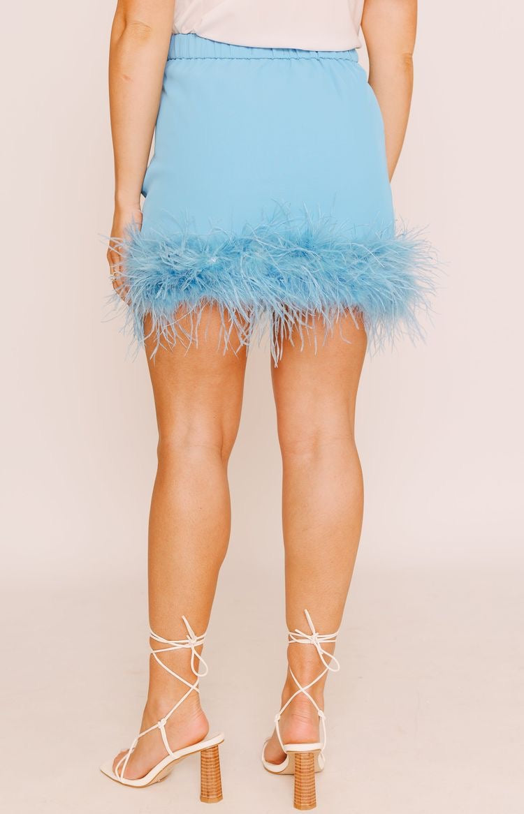 BLUE FEATHERS 🪶 SKIRT
