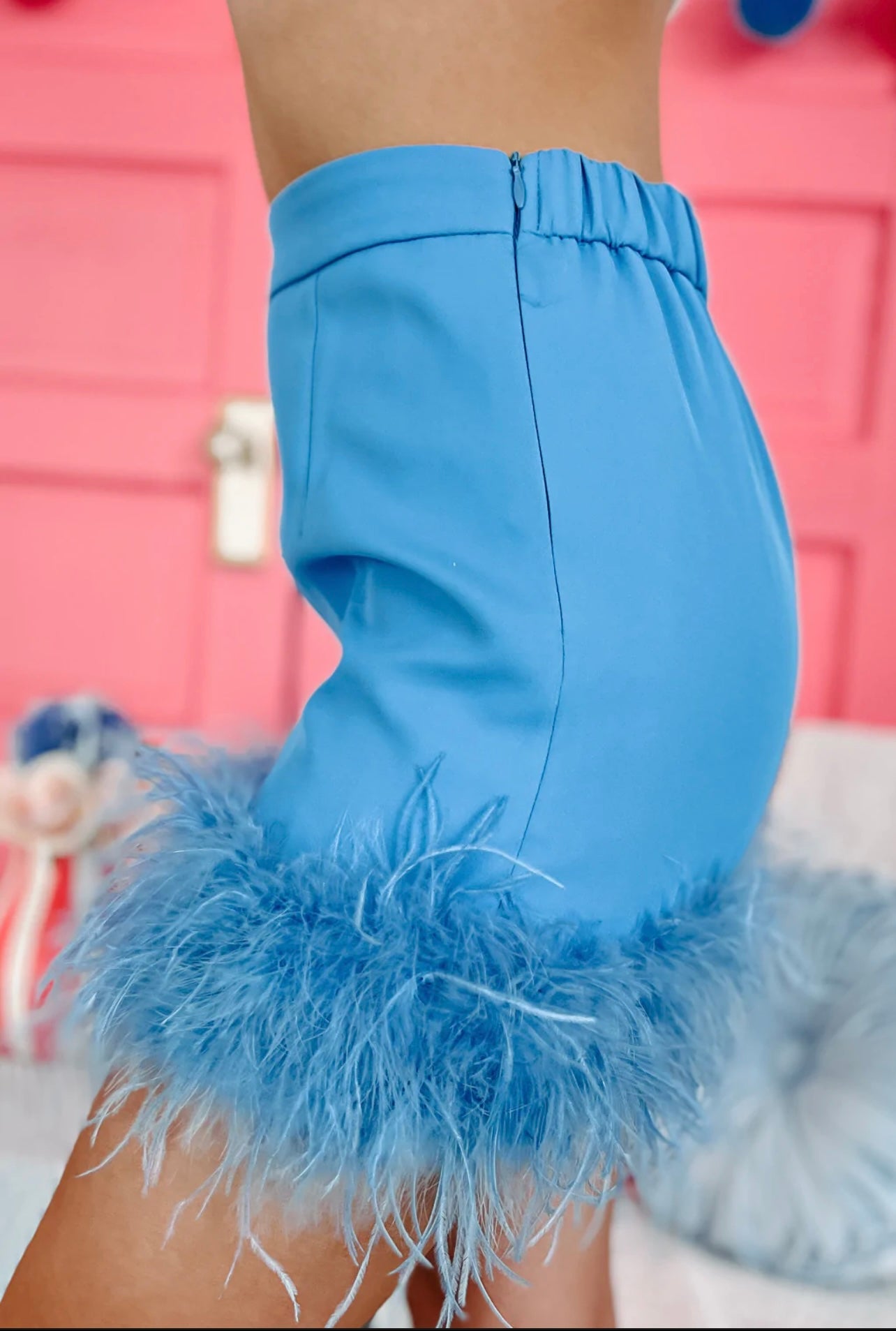BLUE FEATHERS 🪶 SKIRT