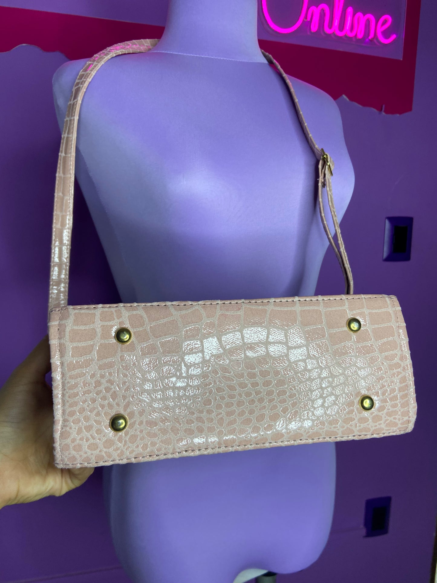 NUDE CROC 🐊 BAG