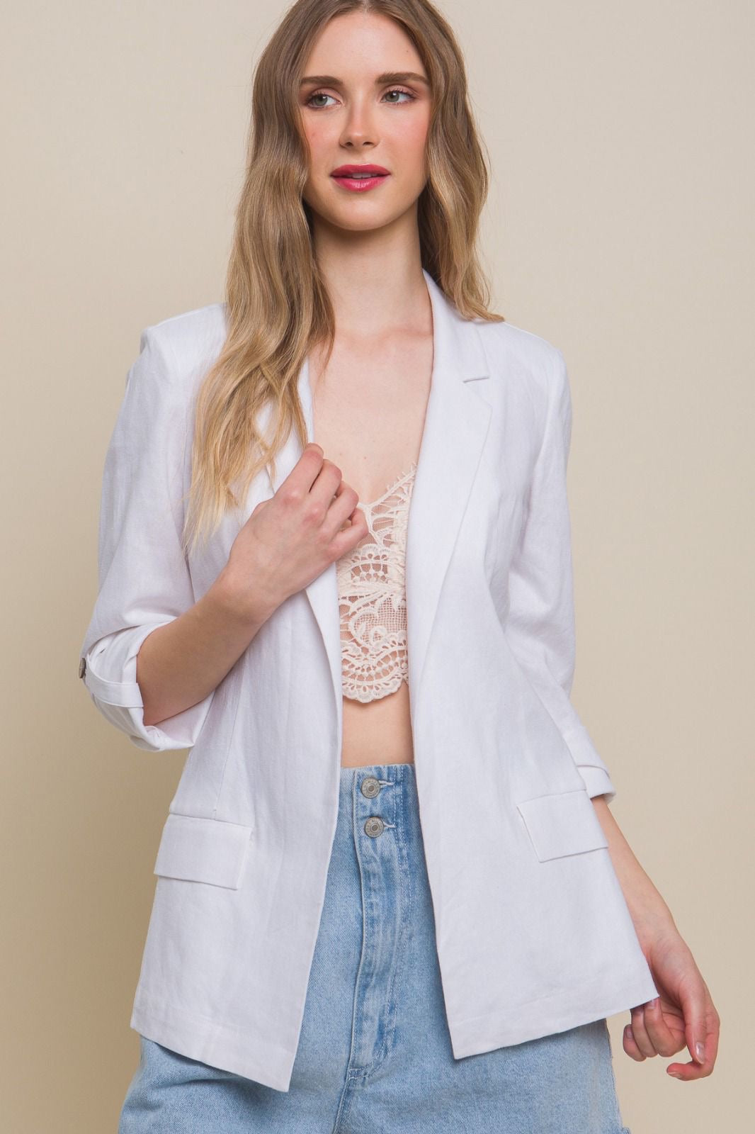 WHITE LOTUS BLAZER