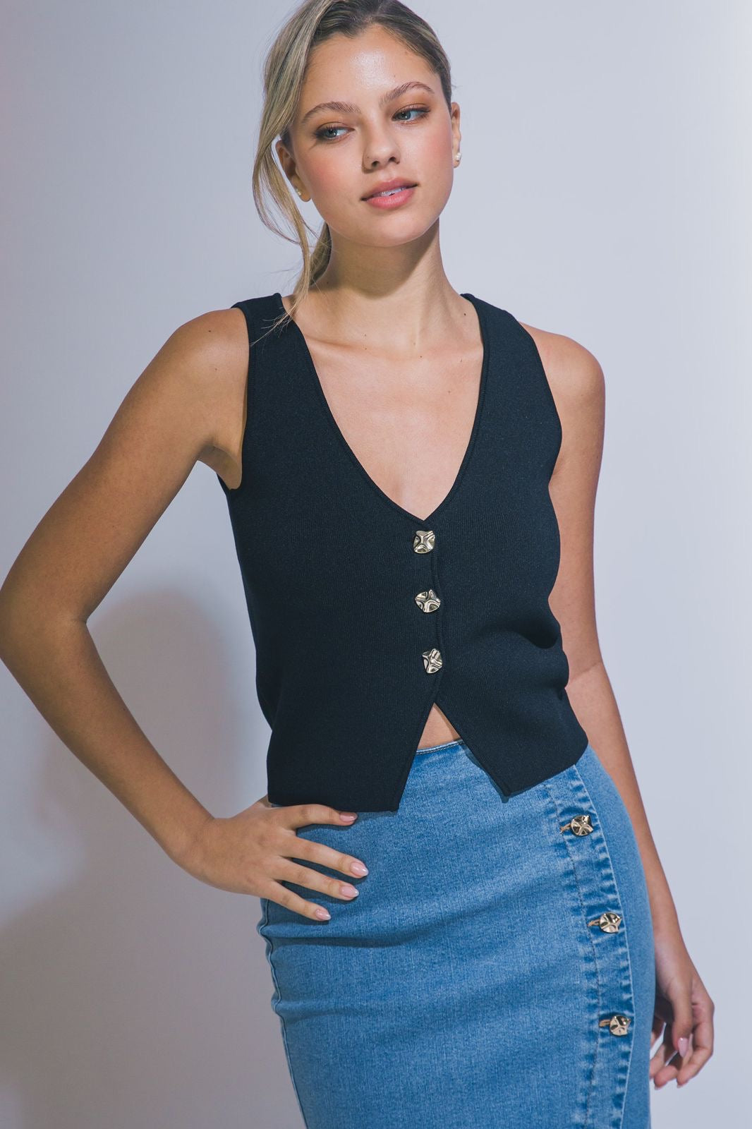 Navy Chic Vest