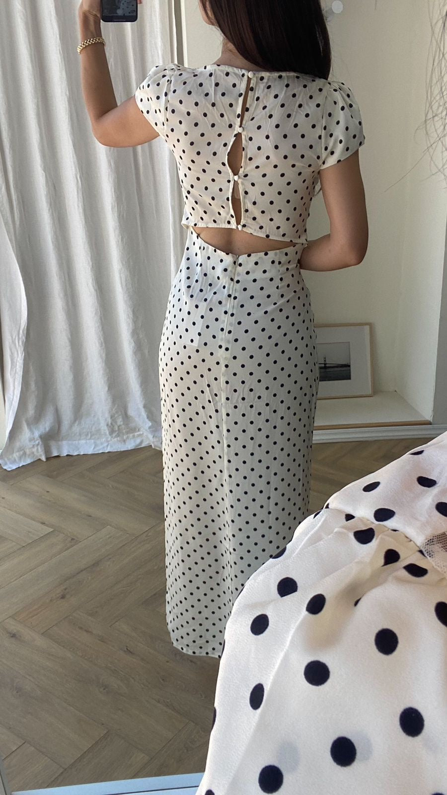 LACE DOTS DRESS