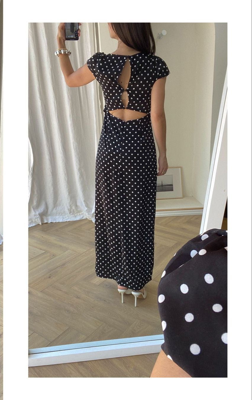 LACE DOTS DRESS