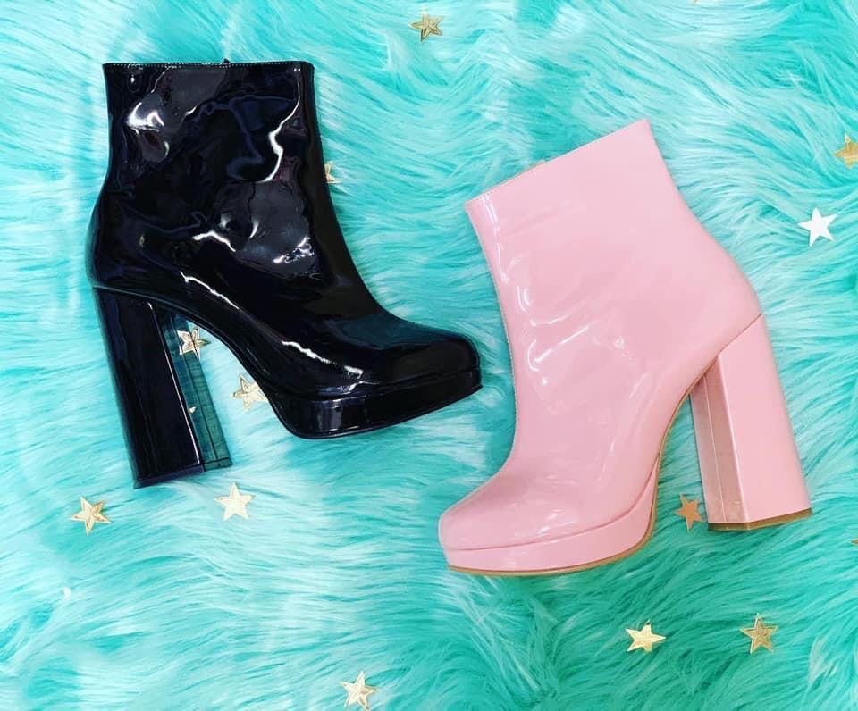 BOOTS PINKY BLACKY 🖤💗