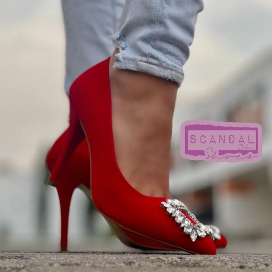 MANOLA RED HEELS 👠