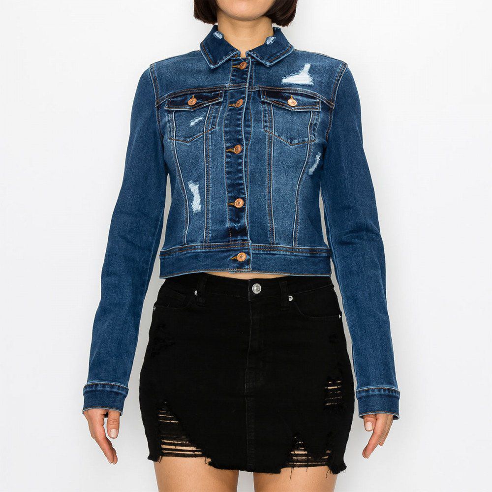 DENIM DARK JACKET