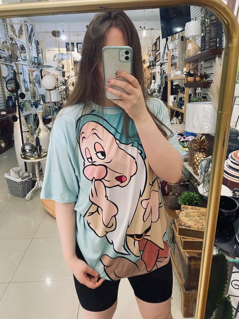 T-SHIRT OVERSIZE PERSONAJES D.