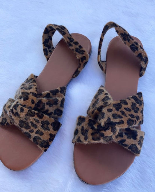 LEOPARD SANDALS